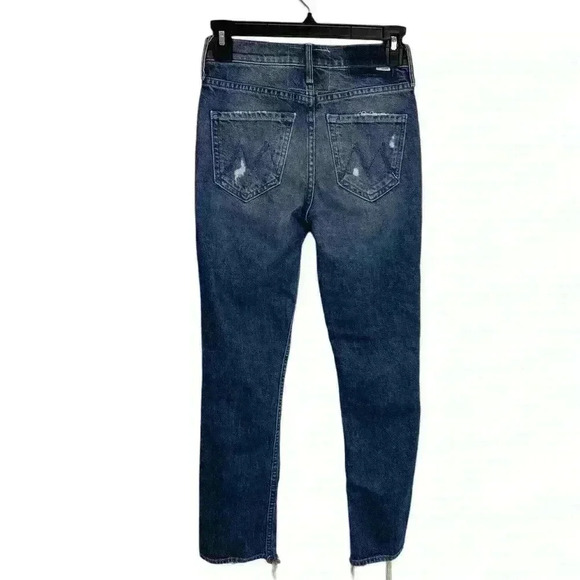 MOTHER SUPERIOR The Flirt Ankle Jeans Testing The Waters Wash Size 23 Distresse - Picture 6 of 12